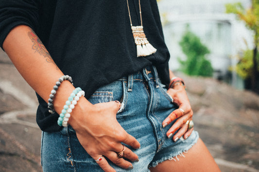 Distressed Jean Shorts